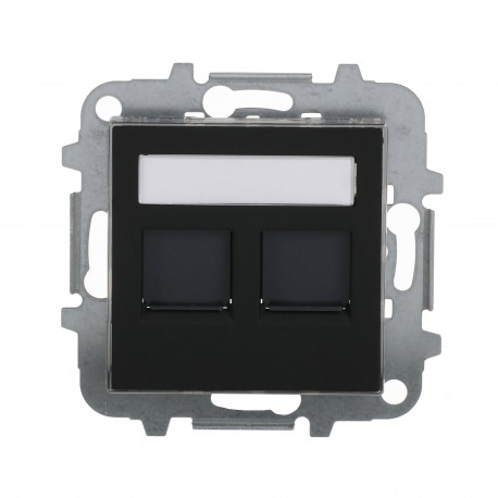 Niessen 2CLA851820A1501 Tapa 2 conector con persiana NS
